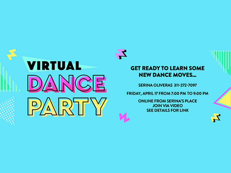 virtual party προσκλησεις